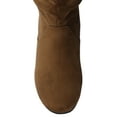 thumbnail image 4 of Journee Womens Jayne Wide Calf Round Toe Riding Boots, 4 of 9