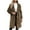 Green, variant on Brilliant Jackets for Women Plus Size Womens Ladies Warm Faux Furry Long Coat Jacket WInter Solid V-Neck Outerwear Brown S