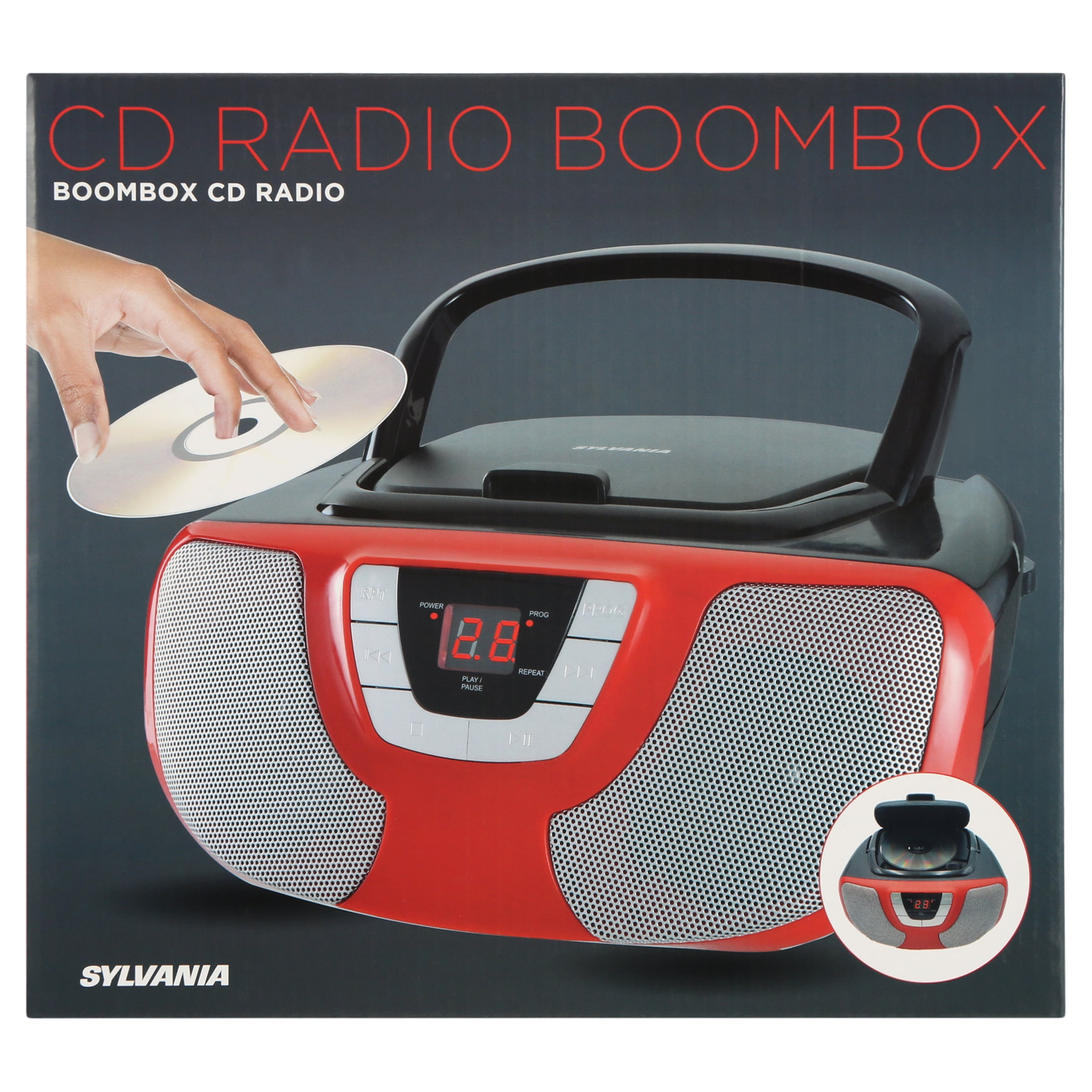 Thomson RK102CD - Lecteur CD Radio/ Cassette Portable - Gris clair - Radio  & radio réveil - LDLC