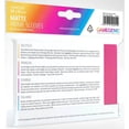 thumbnail image 2 of Fundas para Cartas Gamegenic Matte Prime Paquete de 100 Rosas, 2 of 4