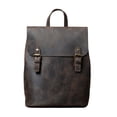 thumbnail image 2 of New Simple Retro First Layer Cowhide Backpack,Brown, 2 of 2