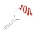 thumbnail image 1 of Trituradora de patatas, herramienta de cocina, de guisantes suave y resistente, prensa Manual multiusos, de alimentos Rojo, 1 of 9