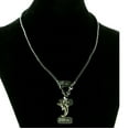 thumbnail image 2 of Mi Amore Beaded Hematite Necklace With Silver-Tone Dolphin Charm HN04, 2 of 3