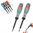 thumbnail image 2 of 2-In-1 Digital Voltage Tester Screwdriver Lcd Display Ac Dc 12V-240V Circuit Detector Pen Electrical Test Tool Non Contact Live Wire Tester Home Repair Maintenance Tool, Two Test Pens, 2 of 9