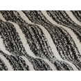 thumbnail image 6 of Mineral Spring Spa Luxe Stripe Polyester Tufted 2 Piece Bath Rug Set, Black, 17" x 24" & 20" x 32", 6 of 7