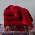 thumbnail image 2 of Hawmam Linen Burgundy Red Wash Cloths for Your Face - 4-Pack Hand & Cleaning Washcloths, 13' x 13', 600 GSM, 100% Turkish Cotton, Soft, Absorbent, Quickdry, Hotel Quality Luxury for Bathroom, Kitchen, 2 of 6