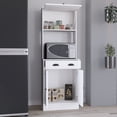 thumbnail image 3 of 66.3" High Kitchen Pantry with Microwave Support - Functional for Daily Use, 3 of 4