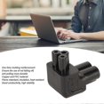 thumbnail image 4 of 4pcs IEC320 C6 to IEC320 C5 Plug and Play C6 to C5 90 Degree Right Angle Power Adapter for Server UPS PDU, 4 of 4