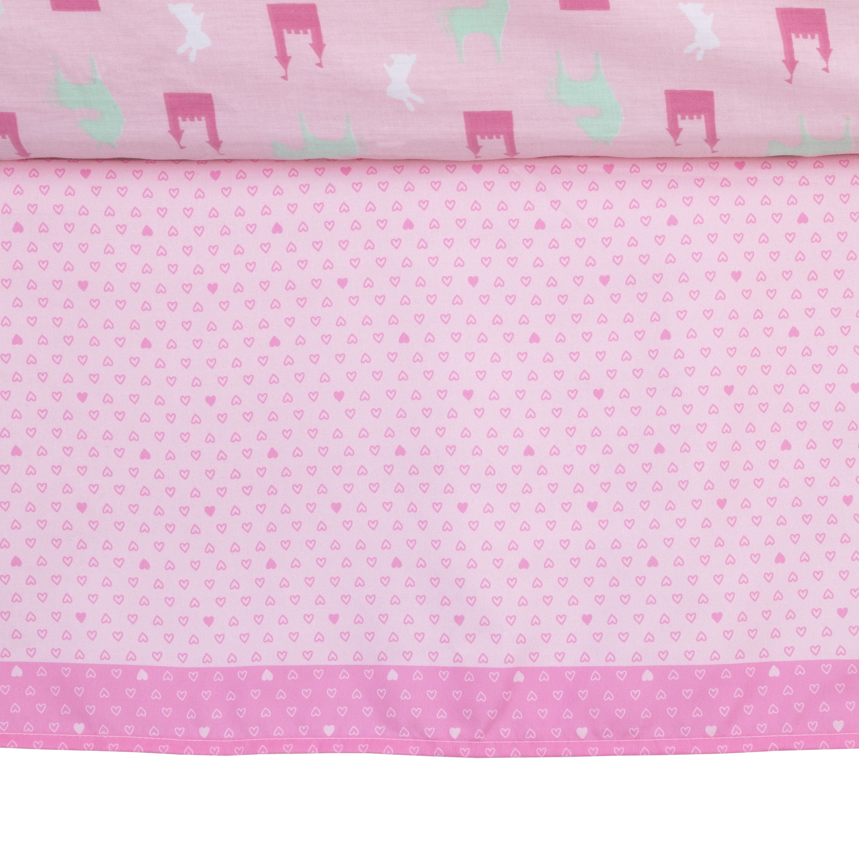 Child Of Mine Princess 3pc Crib Bedding Set Owl Unicorn