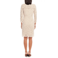 thumbnail image 4 of Karen Kane ECRU Women's Lace Sheath Dress, US Medium, 4 of 4