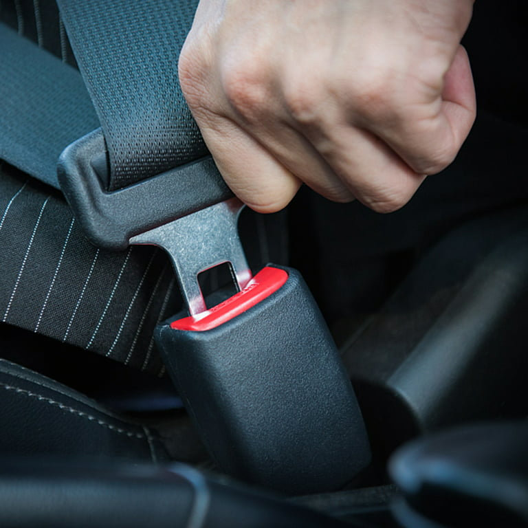 FTjfrsbc Car Seat Belt Lock Seatbelt Buckle Socket Plug Connector with  Warning Cable