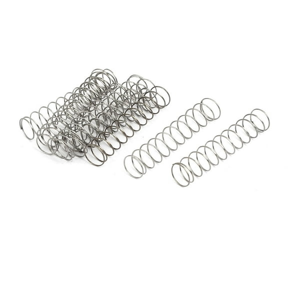 Unique Bargains 0.4mmx8mmx40mm 304 Stainless Steel Compression Springs 10pcs