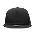 thumbnail image 2 of Decky 1041 5 Panel High Profile Structured Cotton Blend Snapback-Black, 2 of 4