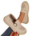 thumbnail image 5 of YOUYEDIAN Sneakers for Women Fashion Round Toe Breathable Versatile Platform Soft Belt Design Flats Casual Non Slip Walking Shoes, 5 of 5