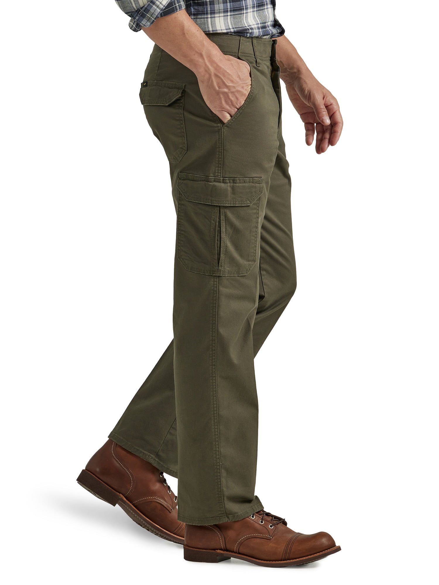 Lee Men's Extreme Comfort Cargo Twill Pant Straight Fit