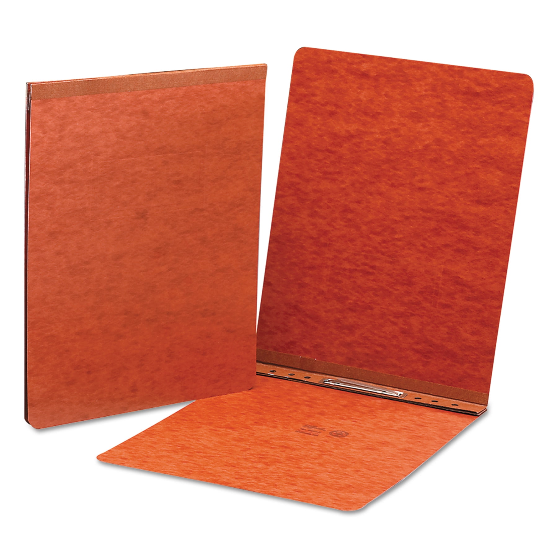 Smead End Opening PressGuard Report Cover, Prong Fastener, Letter, Red -SMD81724