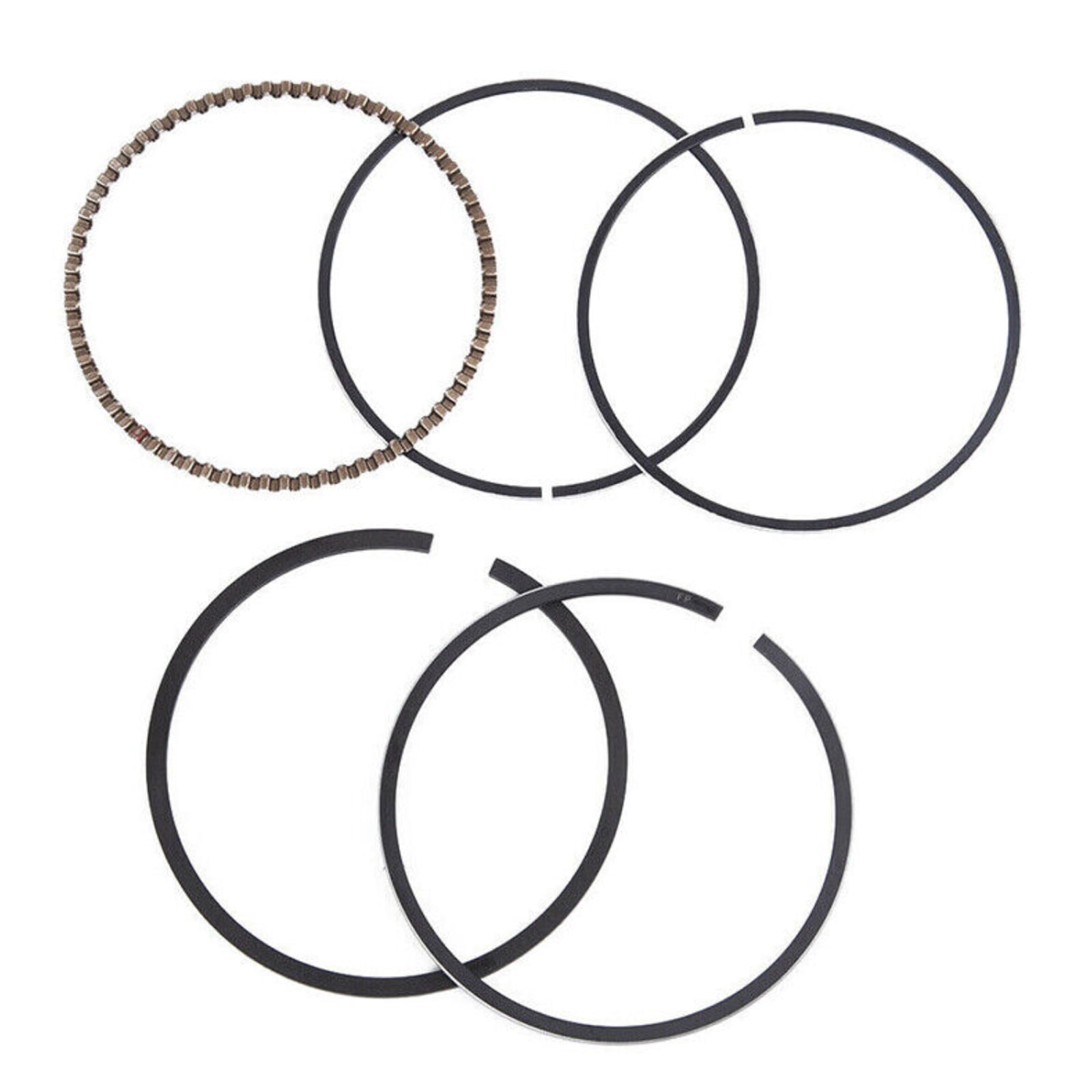 5Pcs Durable Lawn Mower Piston Ring Kit For Honda GX160 GX200 5.5HP 6.5HP Brushcutter