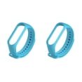 thumbnail image 3 of Tholdsy Replacement Strap TPU Skin-friendly Wear-resistant Smart Bracelet Sport Strap Easy Installment Watchband Wrist Removable Azul claro 2Conjunto, 3 of 6