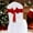 Red, variant on Hvmvliv Stretchable Chair Bow Decoration 15.75 Inch - Polyester Ribbon Tie for Christmas Valentine's Day Party, 8 Colors, Easy Install, Chair Cover Not Included Red