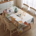 thumbnail image 5 of Thanksgiving Day Table Cloth Wrinkle Resistant Washable Tablecolths Table Covers Welcome Fall Pumpkin Harvest Tablecloth for Fall Birthday Wedding Graduation Rectangle,60x84inch, 5 of 5