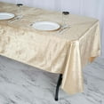 thumbnail image 2 of Efavormart Premium Velvet Champagne 60" x 102" Rectangle Tablecloth For Wedding Party Events, 2 of 2
