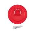 thumbnail image 2 of 4.3 Pulgadas de La Almohadilla de material acero Inoxidable / de Reemplazo de la adaptaciónción de PVC KAYAK W / Pegamento rojo DYNWAVEMX Parche de anillo D de acero inoxidable, 2 of 8