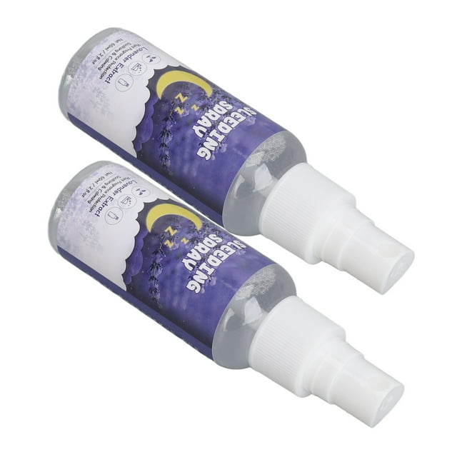 Lavender Pillow Spray, 2pcs 60ml Relieve Tension Refreshing Fragrance Lavender Sleeping Spray for Night Use