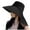 Black, variant on Women Summer Large Bucket Hat Visor Neck Outdoor Mountaineering Fisherman Sun, Pink
