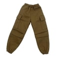 thumbnail image 4 of Almencla 1/6 Scale Male Figure Pants Miniature Dolls Trousers Handmade Fashion 1/6 Male Figure Pants for Action Figures 12'' Accessory Khaki, 4 of 8