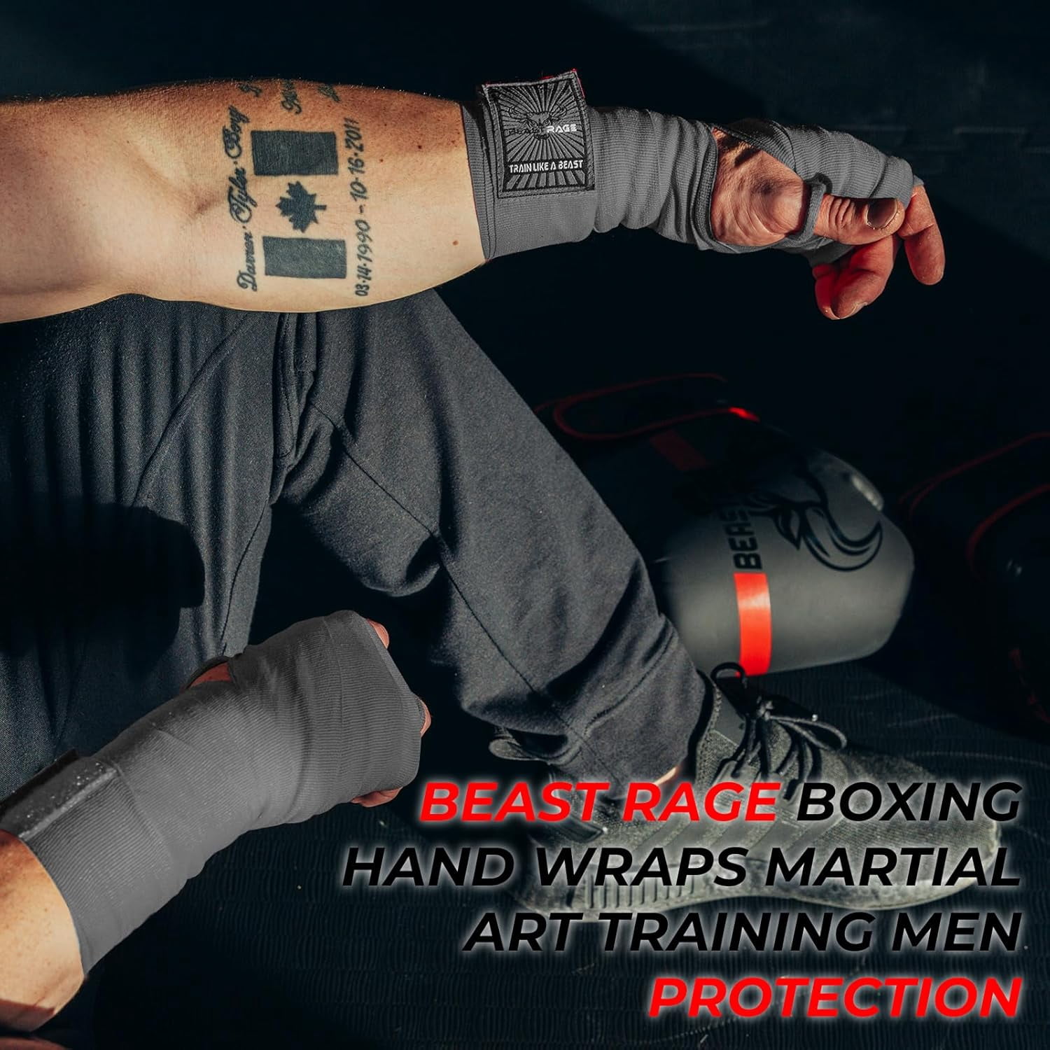 Fairtex HW2 Handwraps - Olive Green