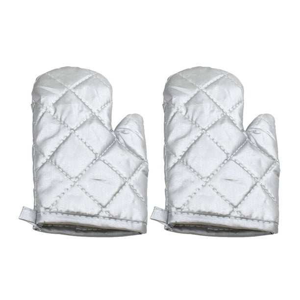 1 par de guantes de cocina resistentes al calor para niños, guantes de cocina para microondas, guantes protectores antiescaldaduras para niños.