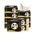 thumbnail image 1 of Papel higiénico de pulpa de bambú sostenible, respetuoso con el medio ambiente, suave para la piel, esencial para la limpieza del hogar, paquete de 10, 1 of 8