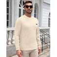 thumbnail image 6 of COOFANDY Men's Long-Sleeve Crewneck T-Shirt with Pocket, Casual Soft Stretch Tee, Casual Cotton Jersey, 6 of 8