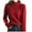 Red-a, variant on New Half High Collar Rainbow Sweatshirt for Men Knitted Sweater Women's Autumn Sweat Shirt for Woman and Winter Short Pullover Solid Color Loose Sweater Thickened Bottoming Shirt Dropshipping