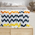 thumbnail image 5 of Mocassi Pattern Printed Pillowcases 2-Piece Set Egyptian Quality 1500 Thread Count Timeless Classic Designs Soft and Smooth Weave, Wrinkle Resistant, Chevron Queen Pilllowcase, Multicolor, 5 of 5