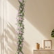 thumbnail image 5 of Vides de flor de gypsophila púrpura simulada de rattan, enredaderas decorativas de flores falsas para tuberías de acondicionamiento, techo de salón, rattan de eucalipto retorcido de plástico, 5 of 6