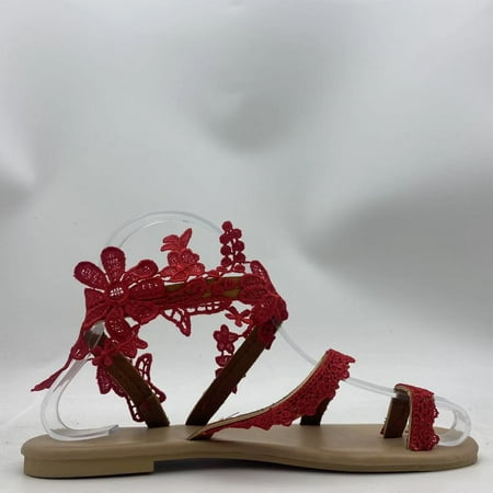 

Thong Sandals for Women Beach 2020 New Womens Bohemia Flat Sandals Summer Beach Glitter Beaded Flip-Flop Thong Shoes