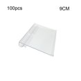 thumbnail image 4 of 100 Pcs Price Label Rack Plastic Upgrade Structure Display Holders Retail Cards Sign for Store Supermarket Bins Supplies, 4 of 7