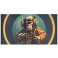 thumbnail image 2 of Monkey Astronaut Earth 3 Ring Binders 1.5 inch Hardcover File Folders with Interior Pockets A4 Size Organizer for School Office Hospital, 2 of 8