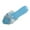 Blue, variant on Girls Jelly Sandals Kids Heels Slip on High Heels Lightweight Plastic for Children's Pretend Play Games