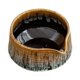 thumbnail image 3 of Tazón de té de de cerámica de cerámica japonesa para batir con boquilla de 560 ml hecho a mano para amigos amantes del té de cocina oro, 3 of 8