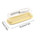 thumbnail image 3 of Butter Dish with Lid and Knife â BPA-Free Clear Butter Keeper for Countertop & Refrigerator, Airtight Butter Container with TBSP Marks, Easy Scoop & Clean, 3 of 5
