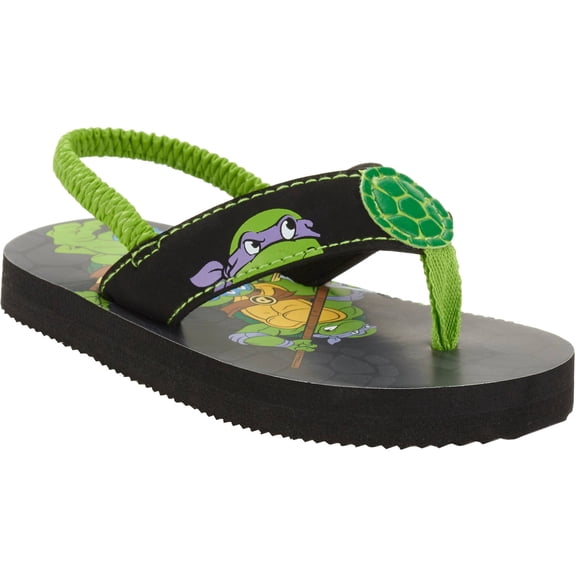 Tennage Mutant Ninja Turtles Toddler Boys' Beach Flip Flop