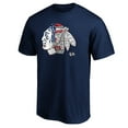 thumbnail image 2 of Men's Navy Chicago Blackhawks Banner Wave Logo T-Shirt, 2 of 3