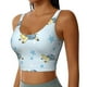 thumbnail image 2 of Balery Cartoon Turtle Sujetadores deportivos con espalda cruzada para mujer, acolchados, sin costuras, de alto impacto, ideales para yoga, gimnasio, entrenamiento y fitness.-X-Large, 2 of 8
