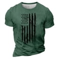 thumbnail image 1 of Chemises à Manches Longues pour Hommes Imprimé Décontracté Col Rond T-Shirt à Manches Courtes, Chemises à Manches Longues pour Hommes Coton, 1 of 4