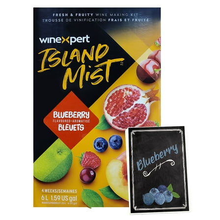 Island Mist Blueberry Pinot Noir BONUS KIT Includes Labels