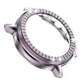 thumbnail image 5 of PC Watch Protective Case Rhinestone Watch Frame Watch Shell Watch Accessories Compatible for Fossil Gen 5 The Carlyle HR (Grey), 5 of 5