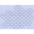 thumbnail image 1 of Ahgly Company Machine Washable Indoor Rectangle Transitional Lavender Blue Area Rugs, 2' x 5', 1 of 7