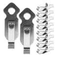 thumbnail image 1 of 10 Sets Screw Hooks For Hanging Outdoor Hook String Light Hooks For Outside Metal String Light Hook, 1 of 5